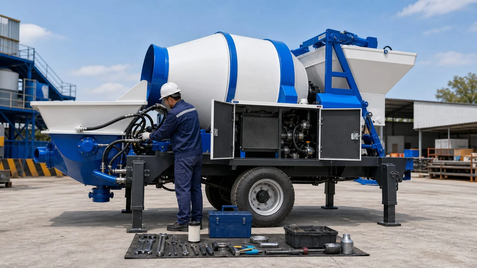 Concrete Mixer Pump Maintenance Checklist for Overseas Projects