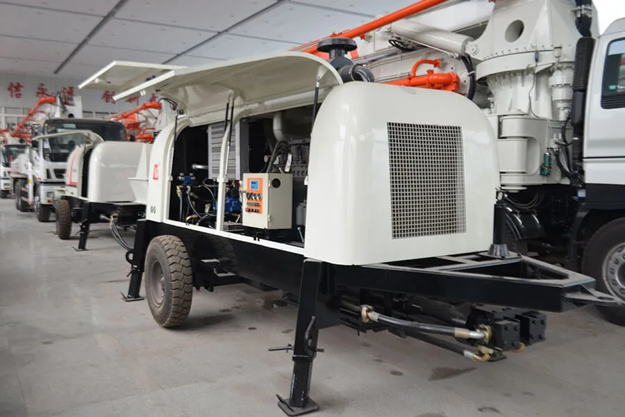 Concrete Trailer Pump for Efficient Concrete Conveying configuration detail