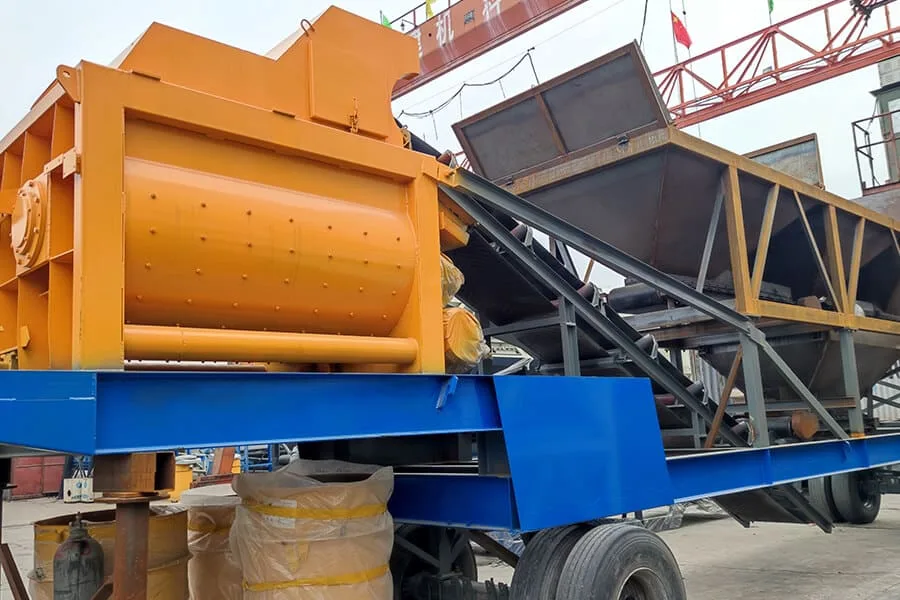 Twin Shaft Mobile Concrete Batching Plant for Flexible Production