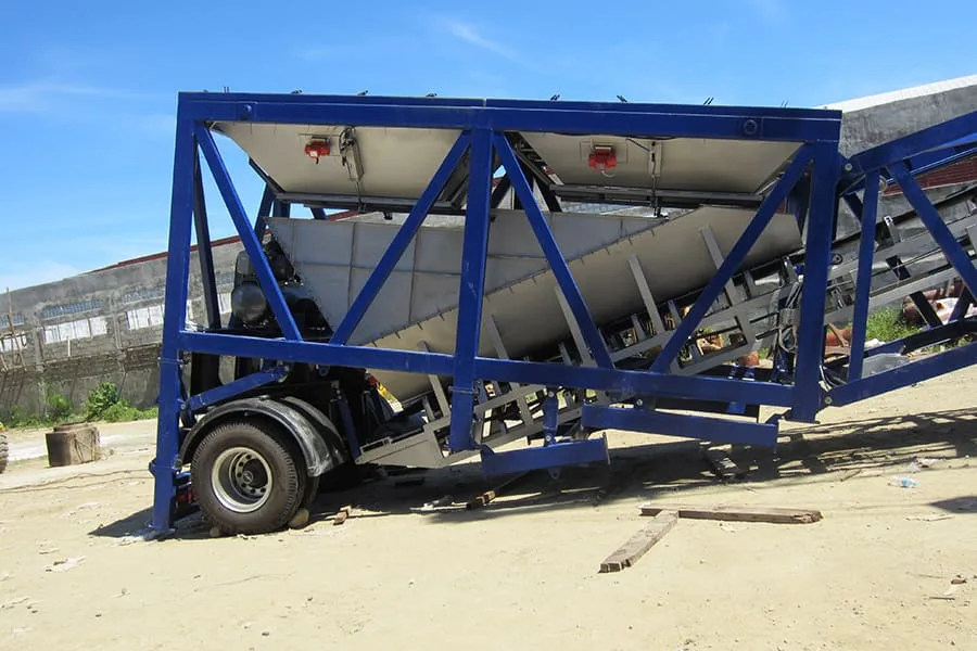 Mobile Concrete Batching Plant Project in Ethiopia