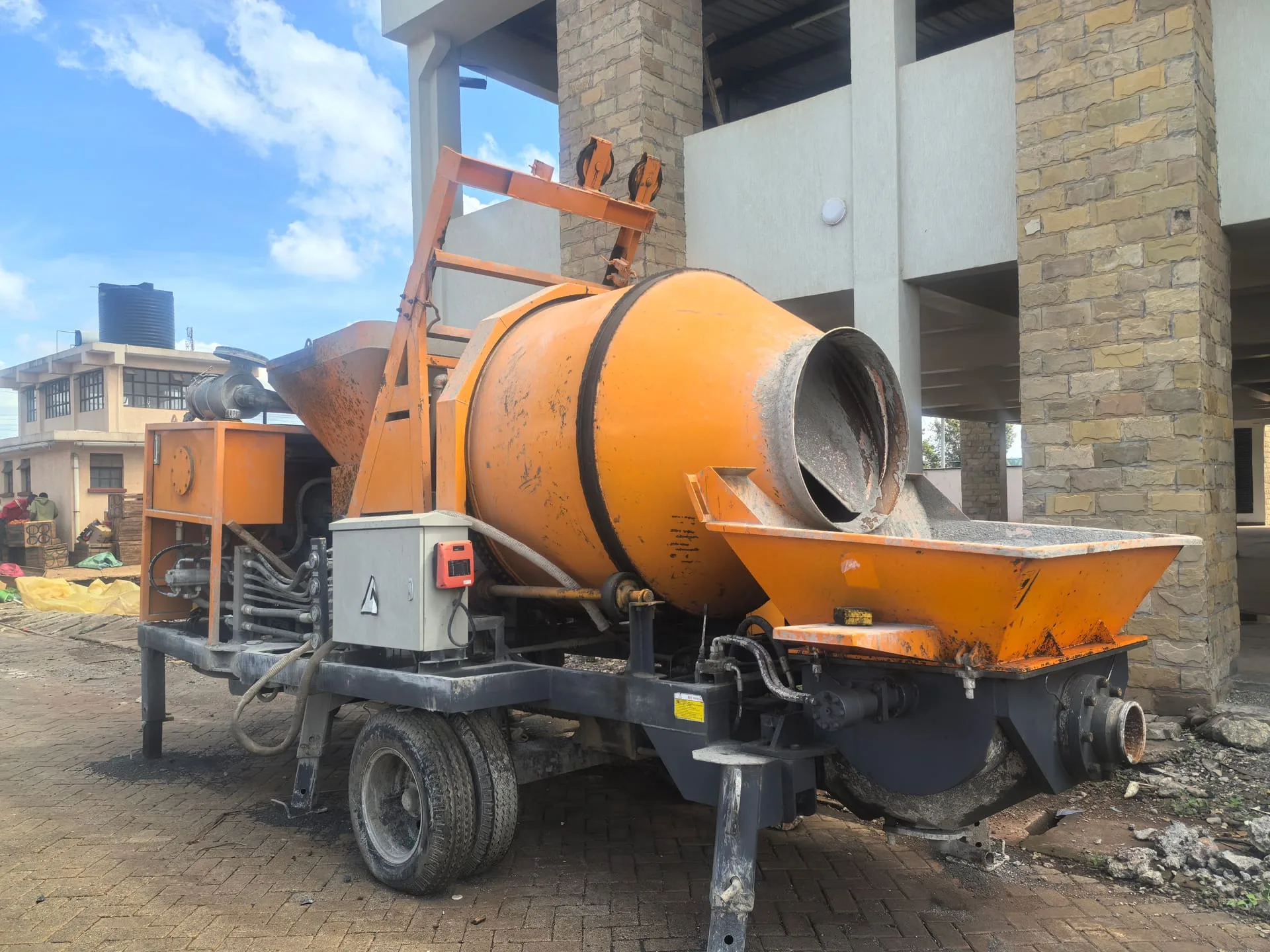 Concrete Mixer Pump Project in Kenya