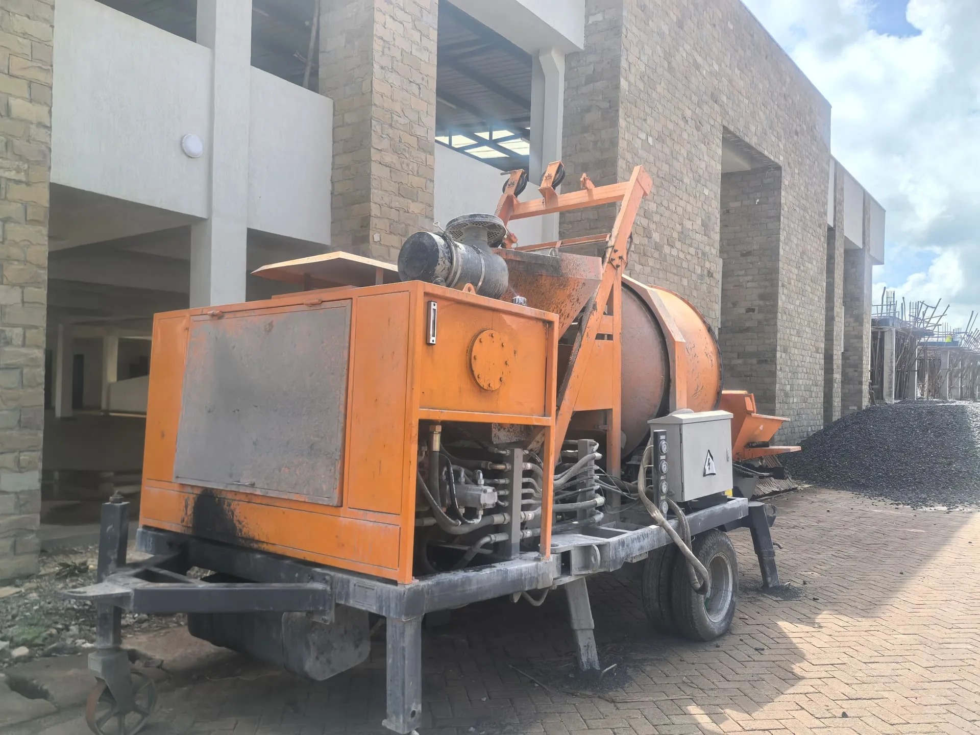 Concrete Mixer Pump Project in Kenya
