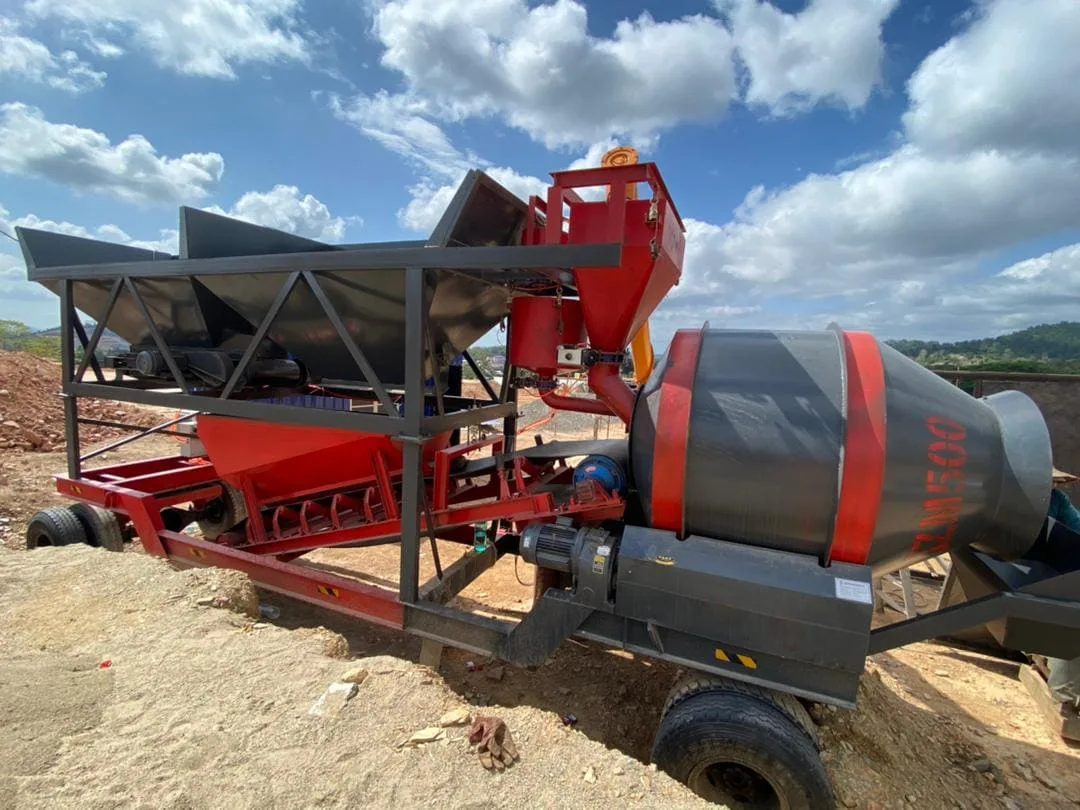 Mobile Concrete Batching Plant Project in Malaysia