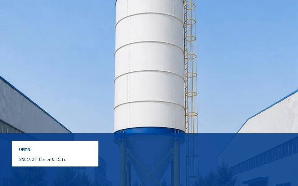 SNC100T Cement Silo Batching Plant Support Project in Oman