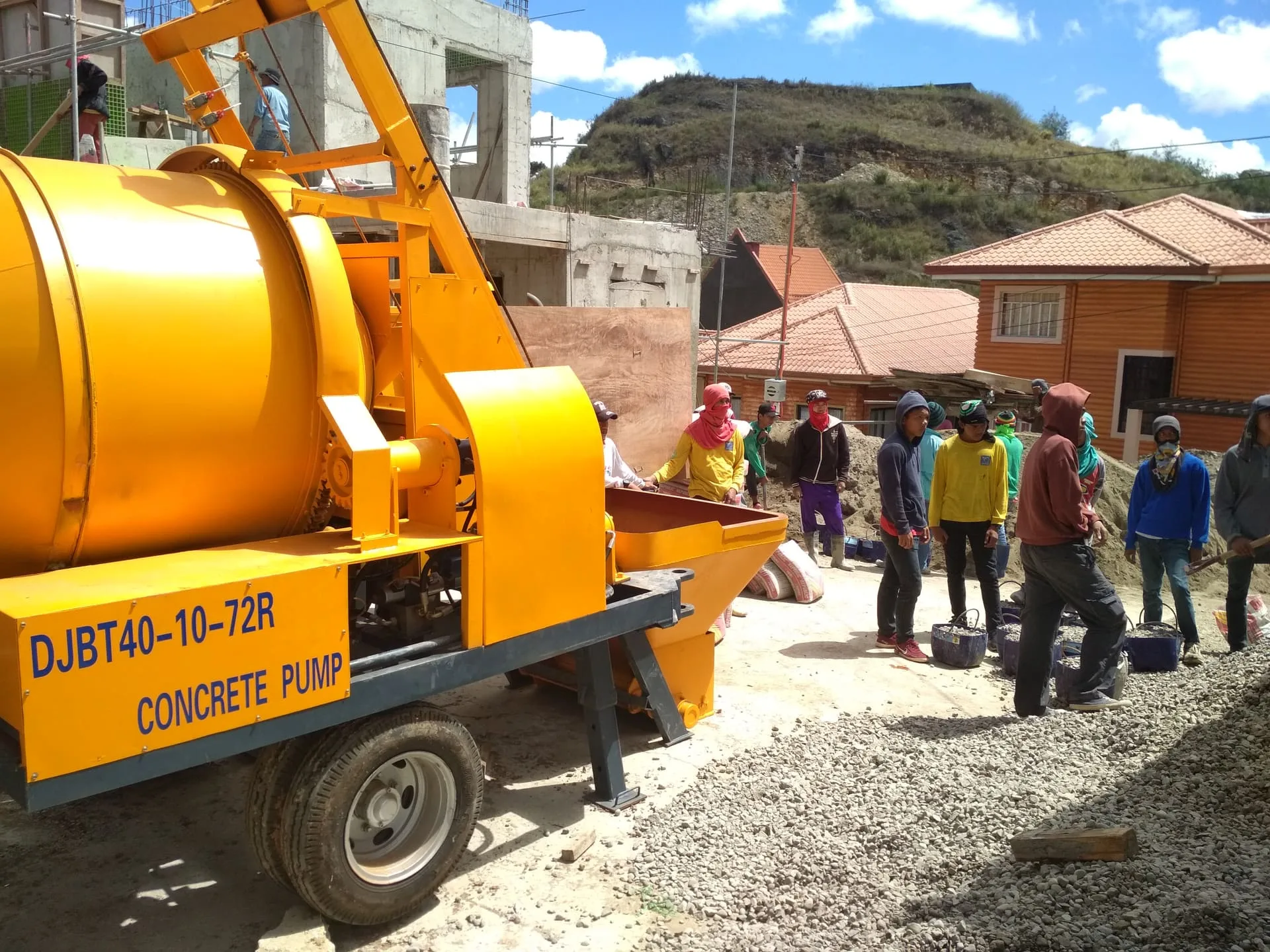Concrete Mixer Pump Project in the Philippines