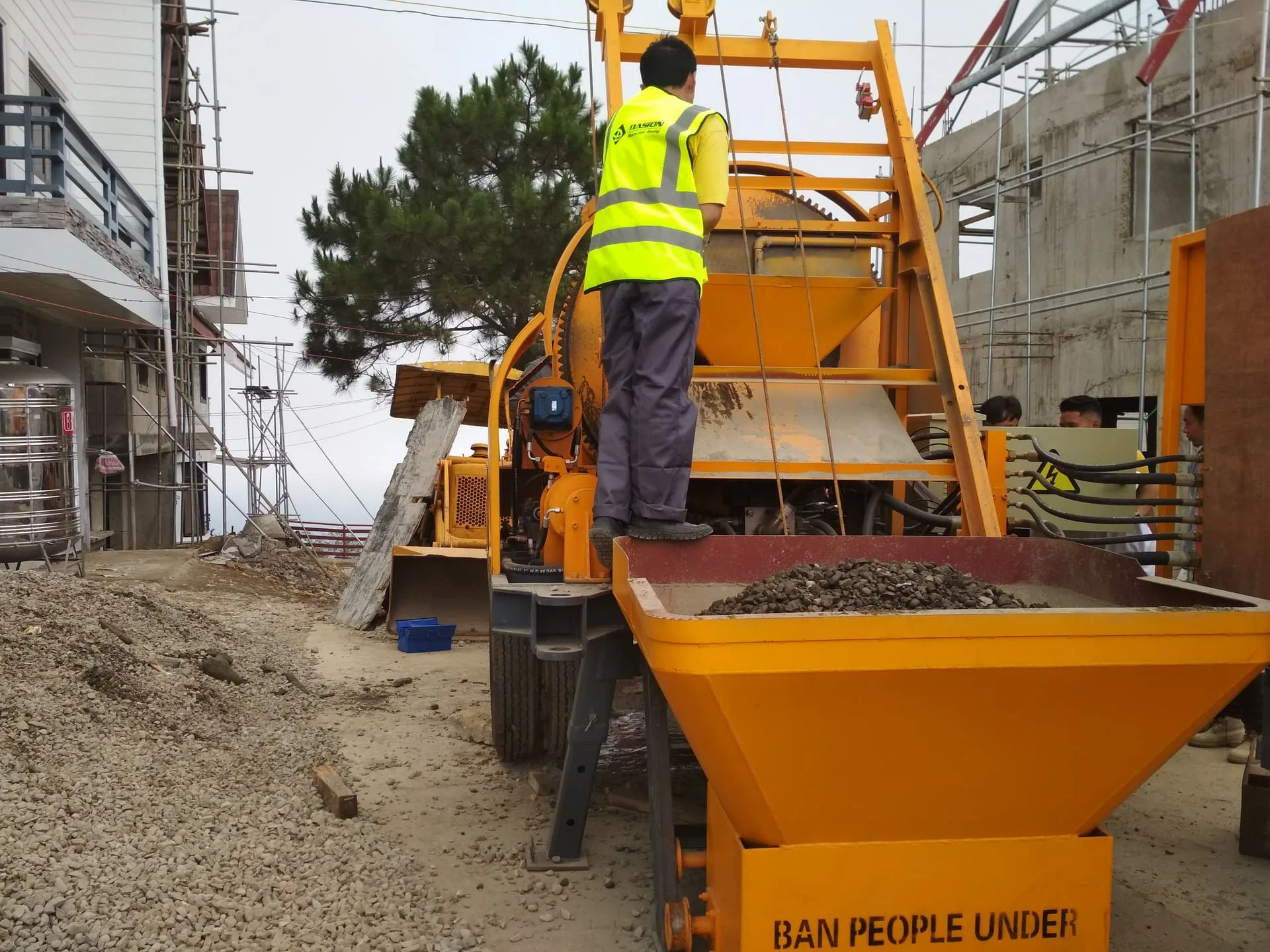 Concrete Mixer Pump Project in the Philippines