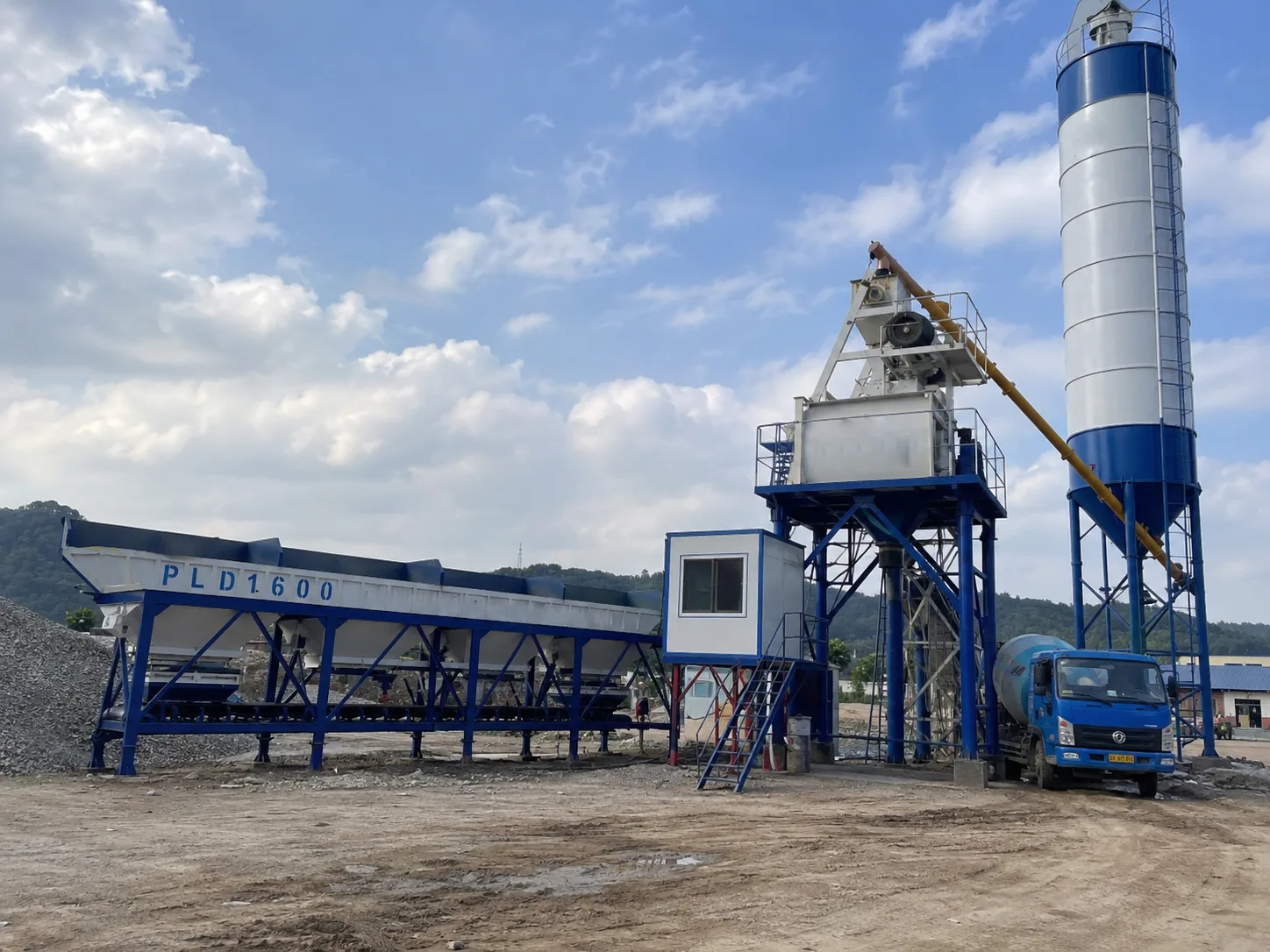 HZS50 Stationary Concrete Batching Plant