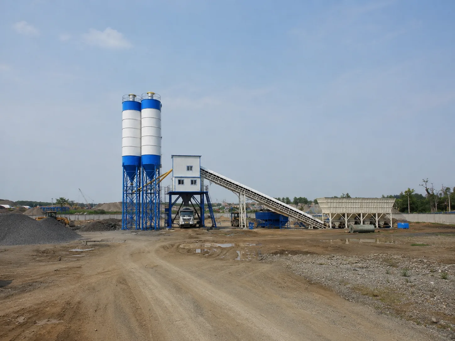 HZS60 Stationary Concrete Batching Plant