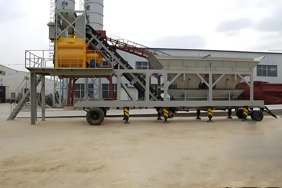 YHZS50 Centrale a Beton Mobile a Convoyeur a Bande