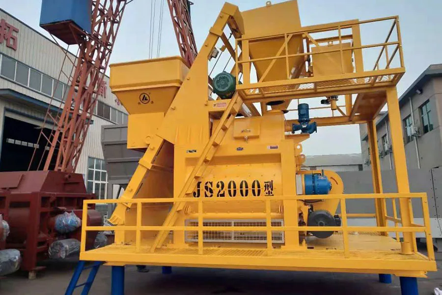 JS2000 JS Twin-shaft Concrete Mixer