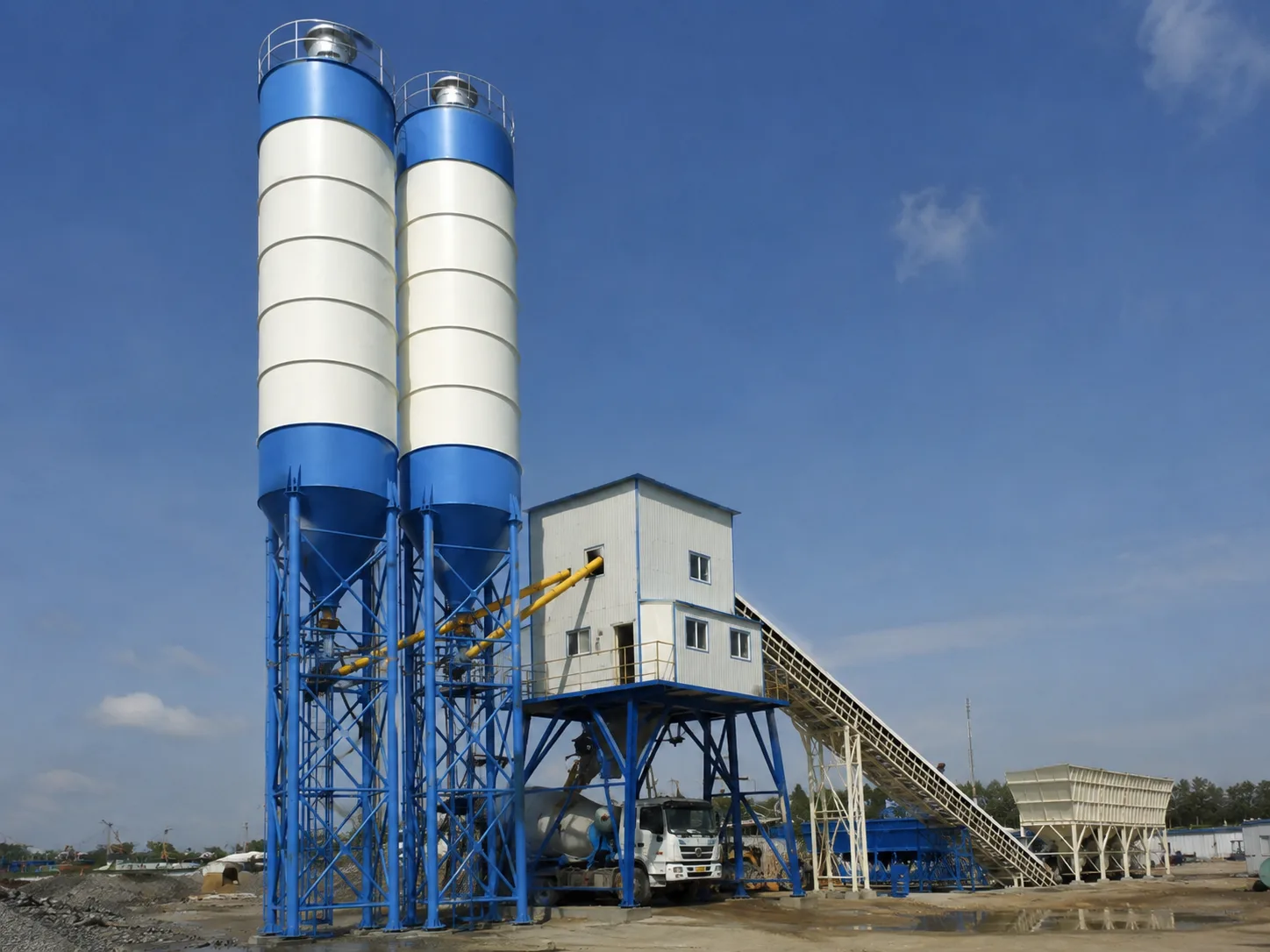 HZS60 Stationary Concrete Batching Plant
