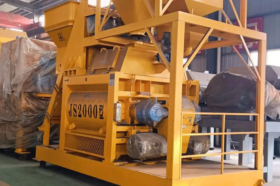 JS2000 JS Twin-shaft Concrete Mixer