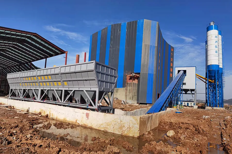 HZS180 Stationary Concrete Batching Plant