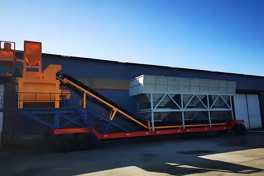 YHZS100 Centrale a Beton Mobile a Convoyeur a Bande
