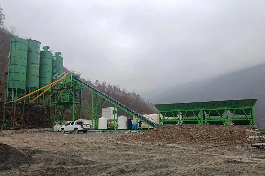 HZS120 Stationary Concrete Batching Plant