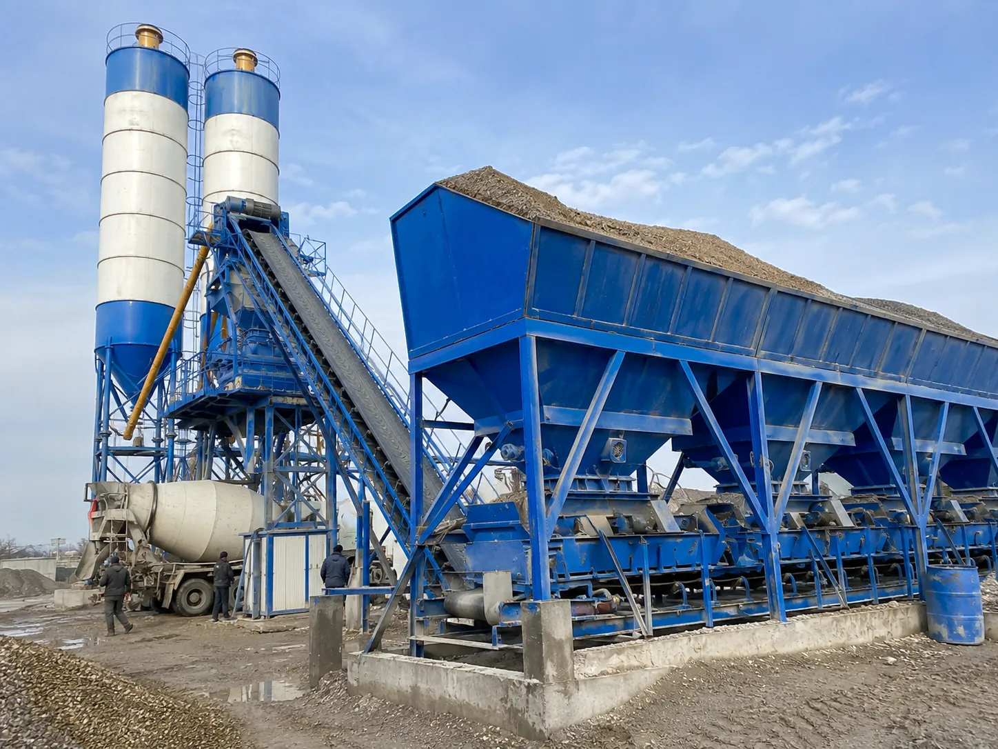 HZS100 Centrale a Beton Stationnaire