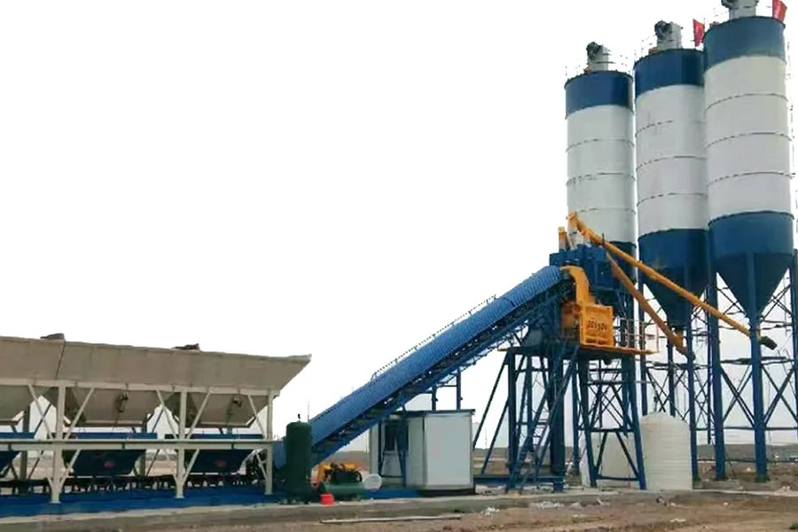 HZS90 Stationary Concrete Batching Plant