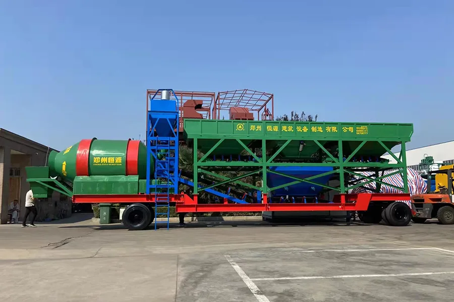 Mobile Concrete Batching Plant