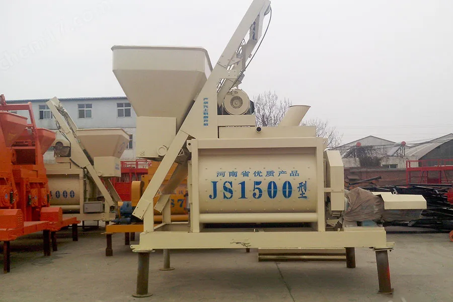 JS1500 JS Twin-shaft Concrete Mixer