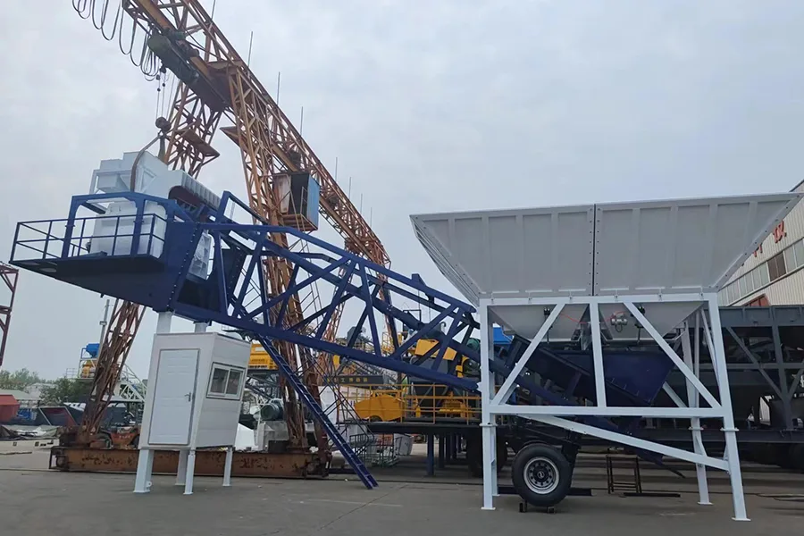 Mobile Concrete Batching Plant