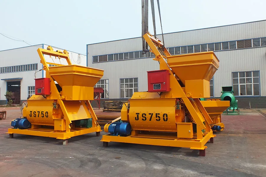 JS750 JS Twin-shaft Concrete Mixer