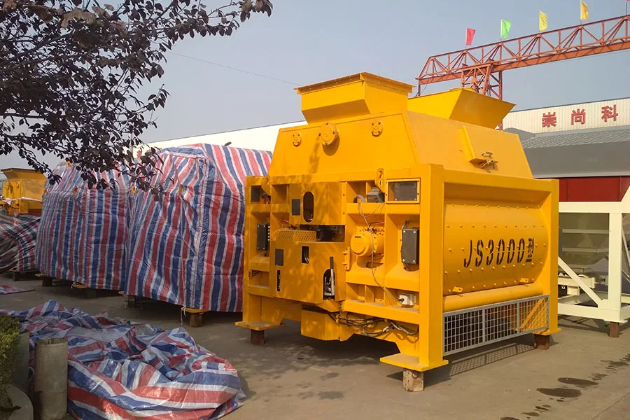 JS3000 Malaxeur a Beton Double Arbre JS