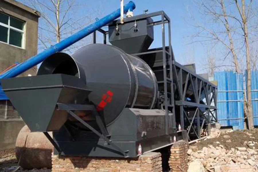 YHZM100-4 Planta Movil de Concreto con Mezclador de Tambor
