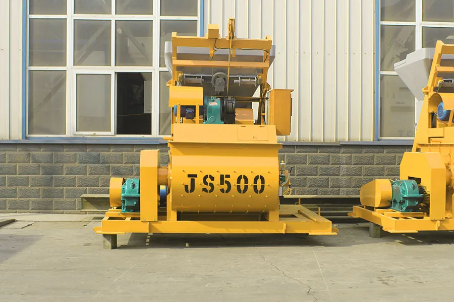 JS500 JS Twin-shaft Concrete Mixer