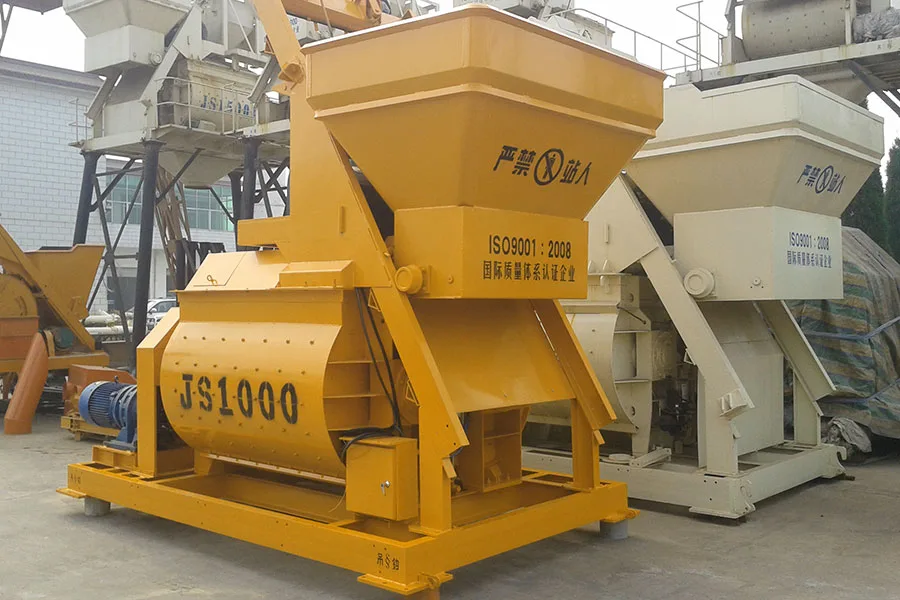 JS1000 Malaxeur a Beton Double Arbre JS