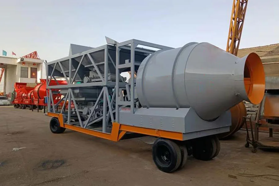 YHZM25-2 Drum Mixer Mobile Concrete Batching Plant