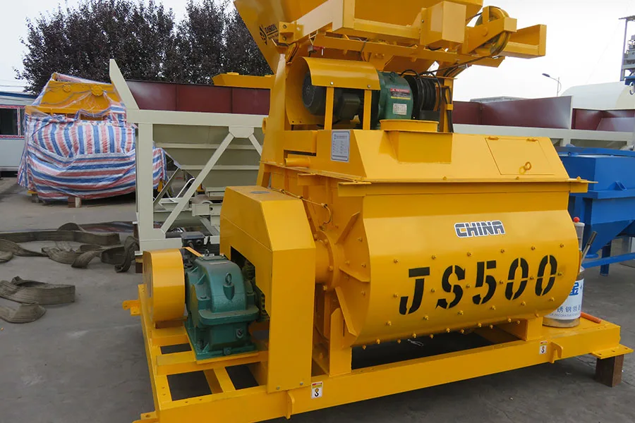 JS500 JS Twin-shaft Concrete Mixer