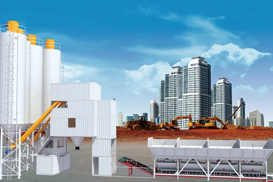 Container Type Concrete Batching Plant