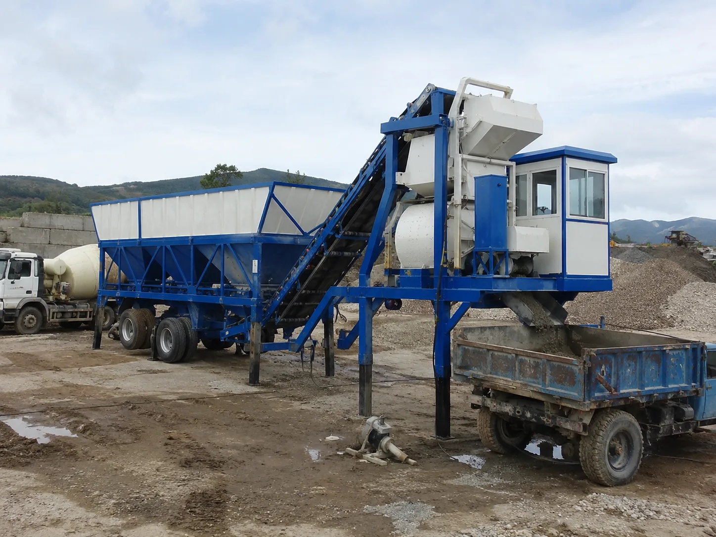 YHZS35-3 Mobile Concrete Batching Plant (YHZS1.5 Series)