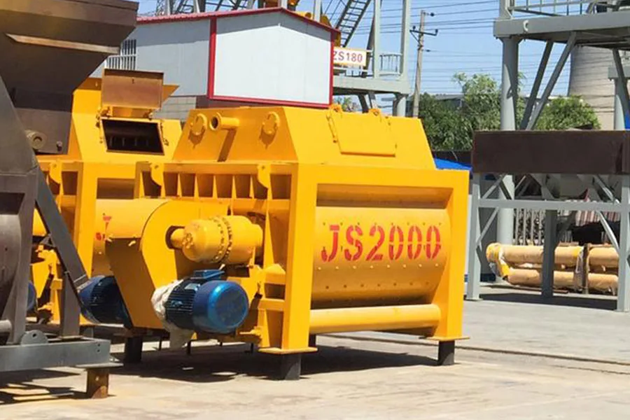 JS2000 JS Twin-shaft Concrete Mixer