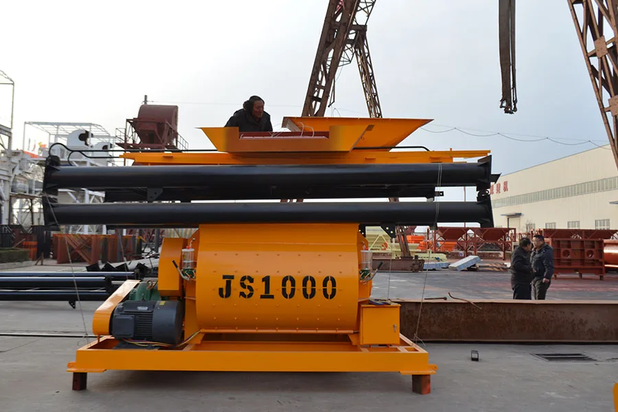 JS1000 JS Twin-shaft Concrete Mixer