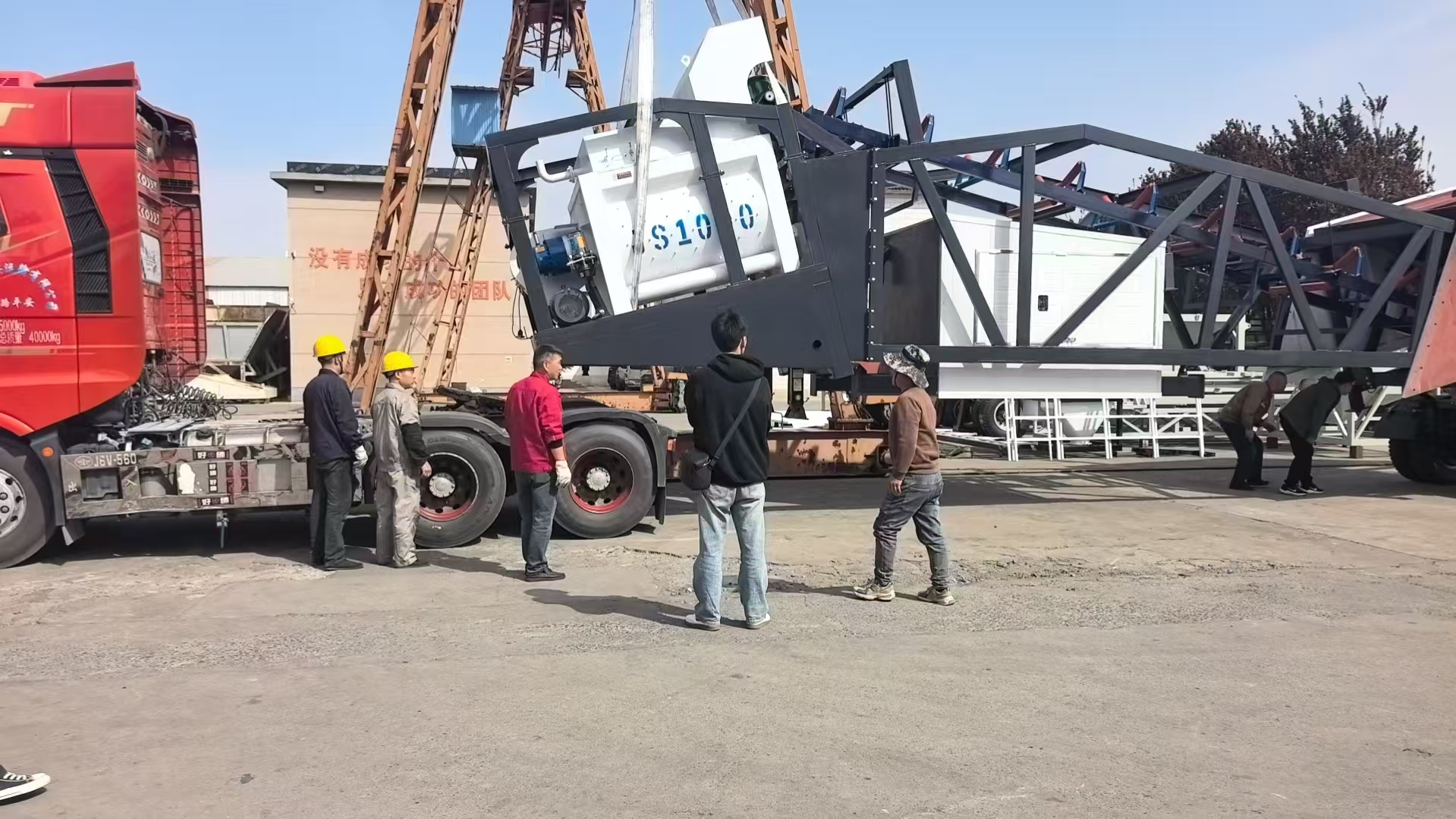Mobile Concrete Batching Plant for Airport Pavement Maintenance in UAE