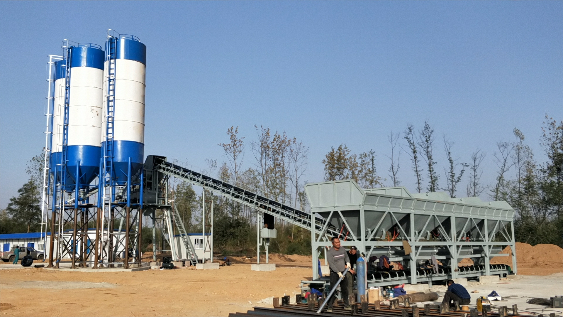 JS1000 Twin Shaft Concrete Mixer Upgrade for Ready Mix Plant in Malaysia